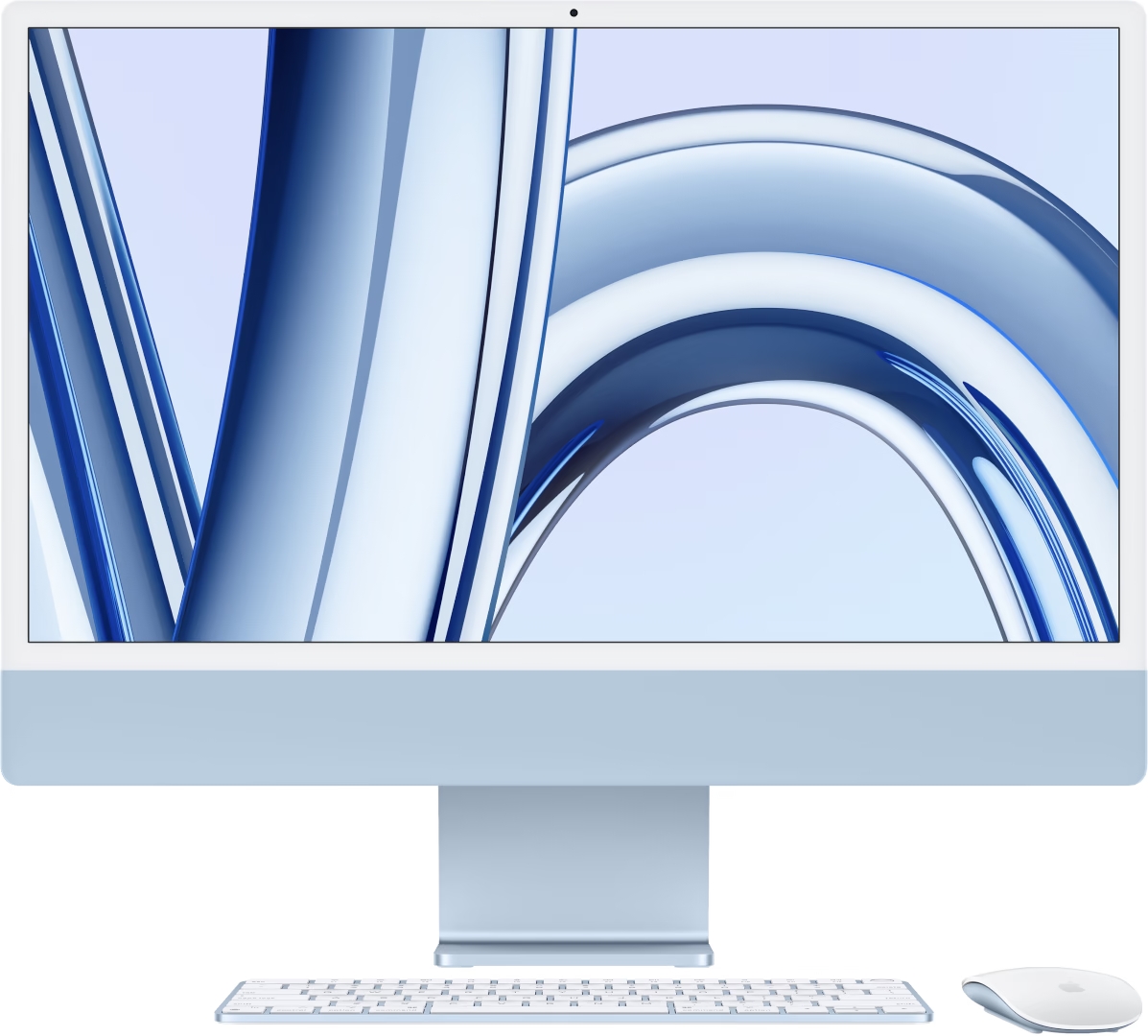 Apple iMac 24" (2023) M3 (8 core CPU/10 core GPU) 16GB/512GB Blauw QWERTY